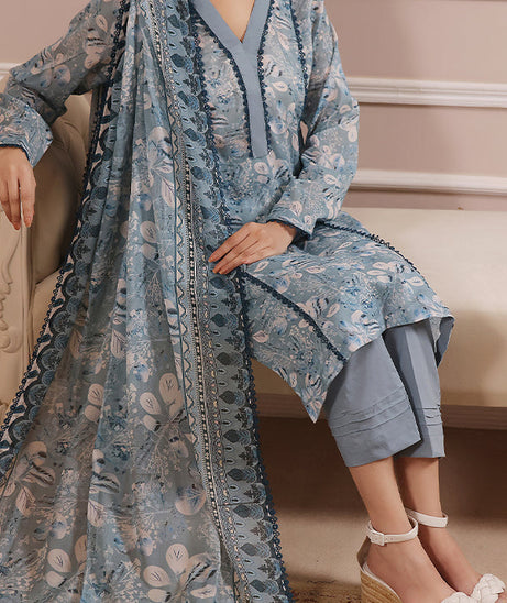 Hafiz Meerub Print Lawn'25 D#05