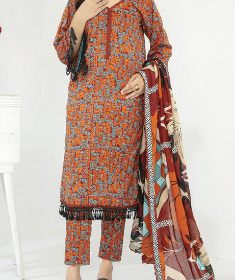 Hafiz Ramisha Print Lawn`25 D#06