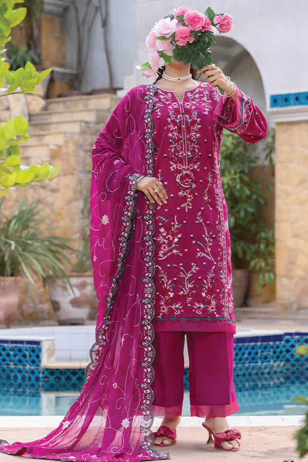Hafiz Phool Zari Lawn`26 Vol-2 D#04