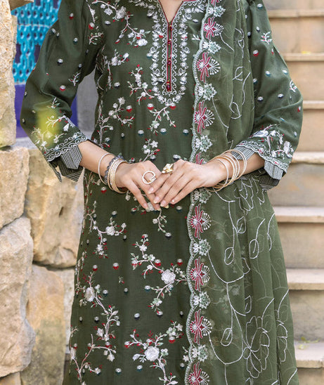 Hafiz Phool Zari Lawn`26 Vol-2 D#08