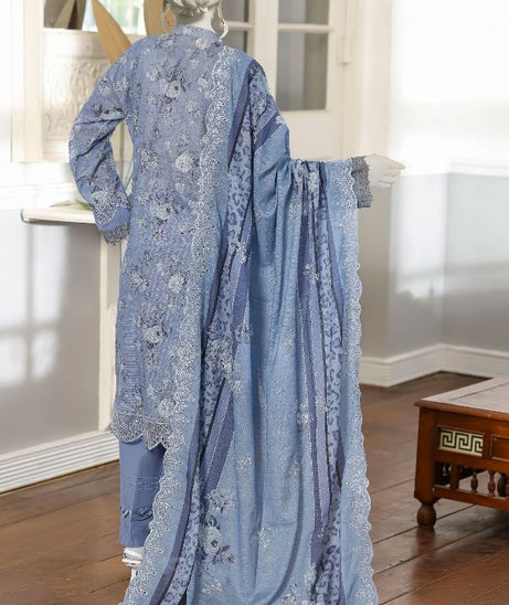 Hafiz Sehla P/Lawn`26 (Vol-3) D#1 (Blue)