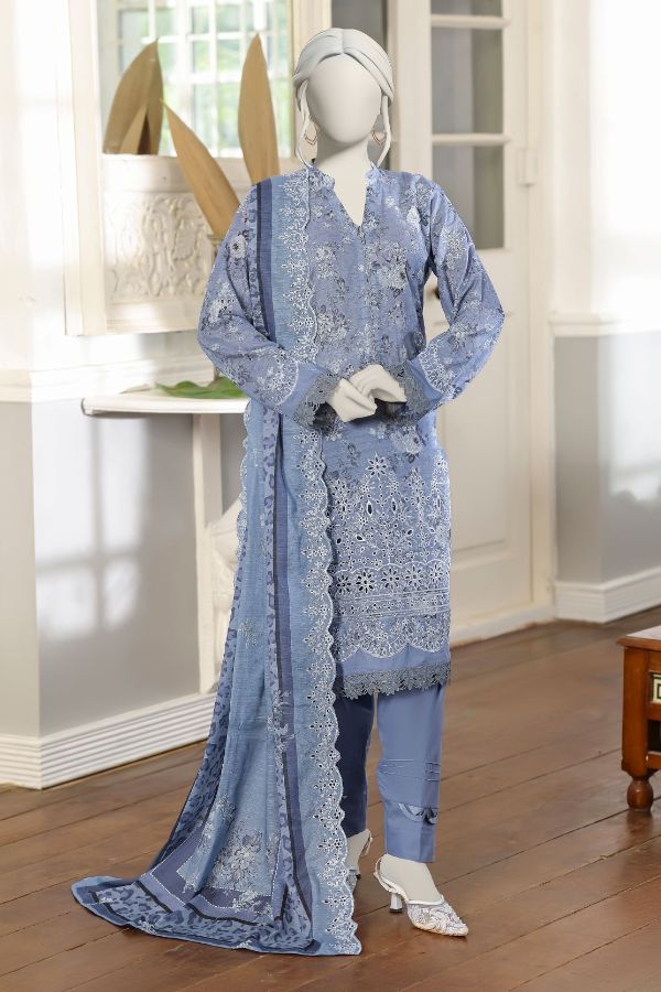 Hafiz Sehla P/Lawn`26 (Vol-3) D#1 (Blue)