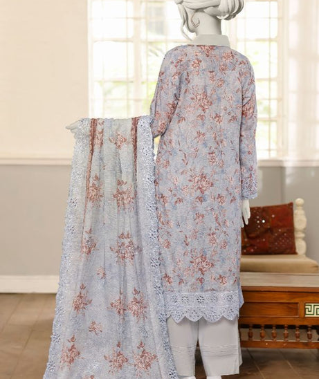 Hafiz Sehla P/Lawn`26 (Vol-3) D#1 (Grey)