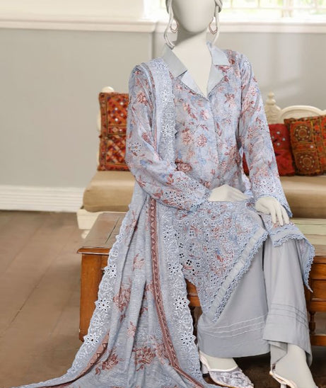 Hafiz Sehla P/Lawn`26 (Vol-3) D#1 (Grey)