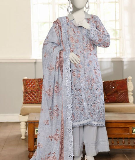 Hafiz Sehla P/Lawn`26 (Vol-3) D#1 (Grey)
