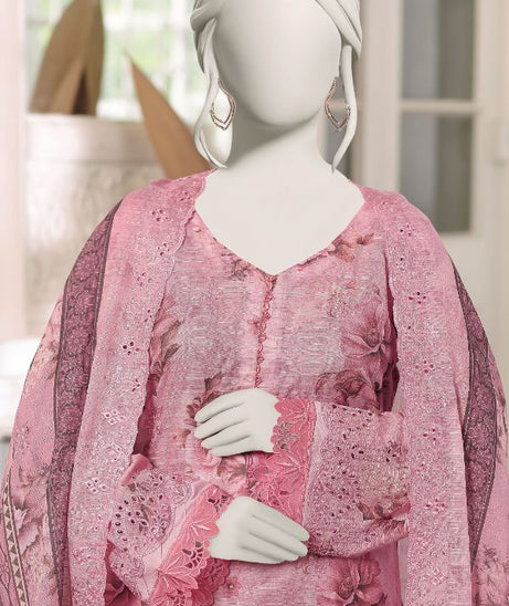 Hafiz Sehla P/Lawn`26 (Vol-3) D#1 (T Pink)