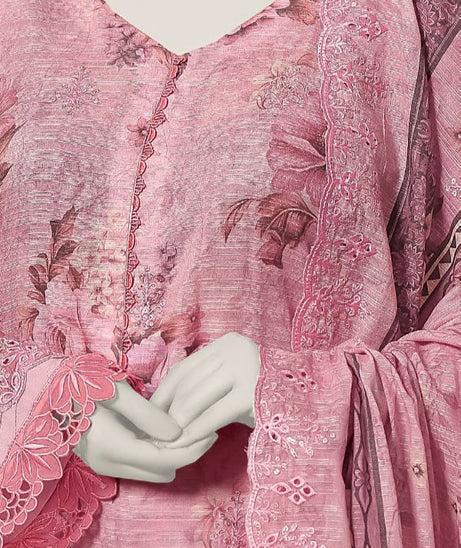 Hafiz Sehla P/Lawn`26 (Vol-3) D#1 (T Pink)