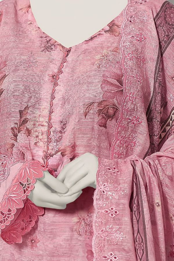 Hafiz Sehla P/Lawn`26 (Vol-3) D#1 (T Pink)