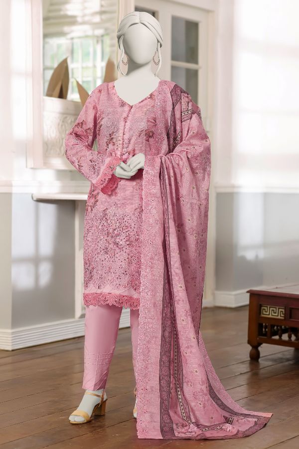 Hafiz Sehla P/Lawn`26 (Vol-3) D#1 (T Pink)