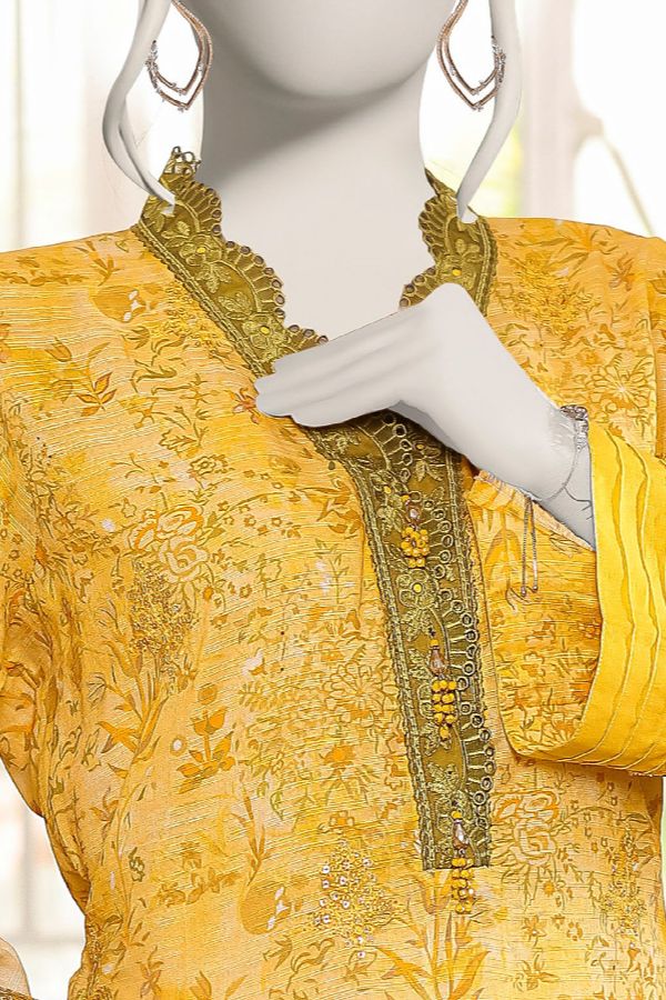 Hafiz Sehla P/Lawn`26 (Vol-3) D#1 (Yellow)