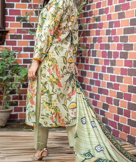Hafiz Zara Digital Lawn`25 D#58 APPLE GREEN