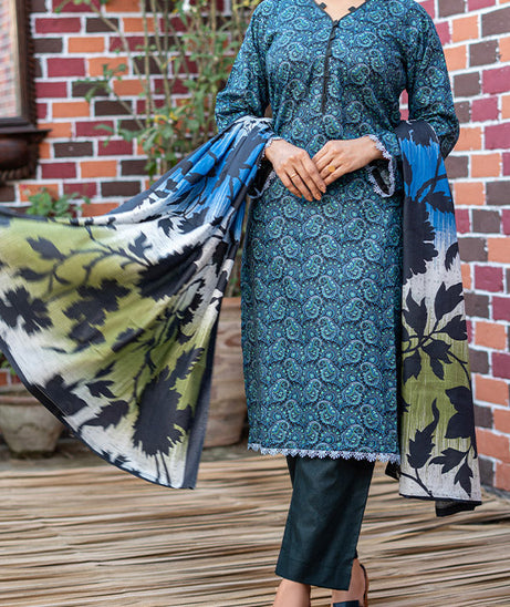 Hafiz Zara Digital Lawn`25 D#60 D-GREEN