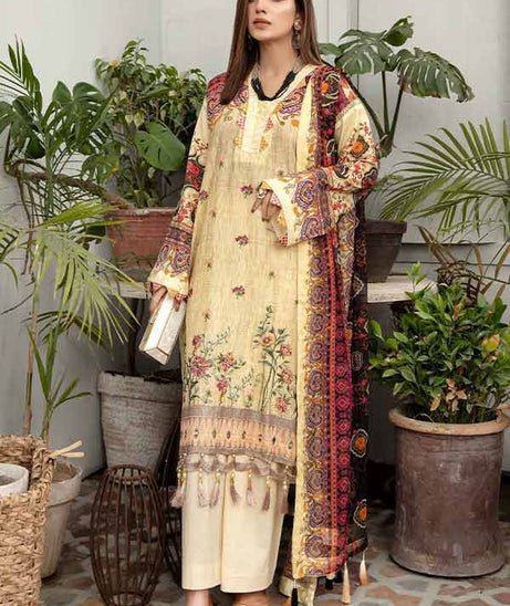 Hoor Embellished Emb Lawn`21 Vol-4 H#34