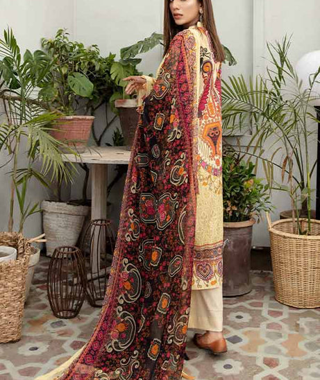 Hoor Embellished Emb Lawn`21 Vol-4 H#34