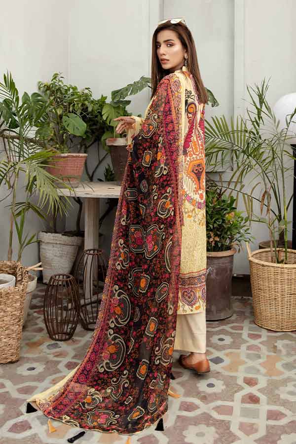 Hoor Embellished Emb Lawn`21 Vol-4 H#34