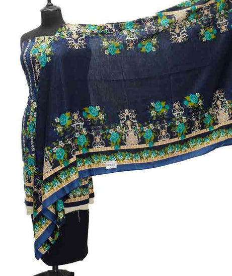 Hooria Print Linen`21 D#1040 (N-Blue)