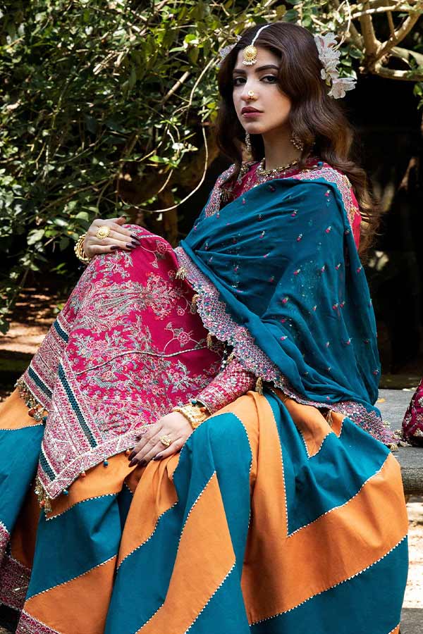 Hussain Rehar Roshan Luxury Lawn`23 KANVER