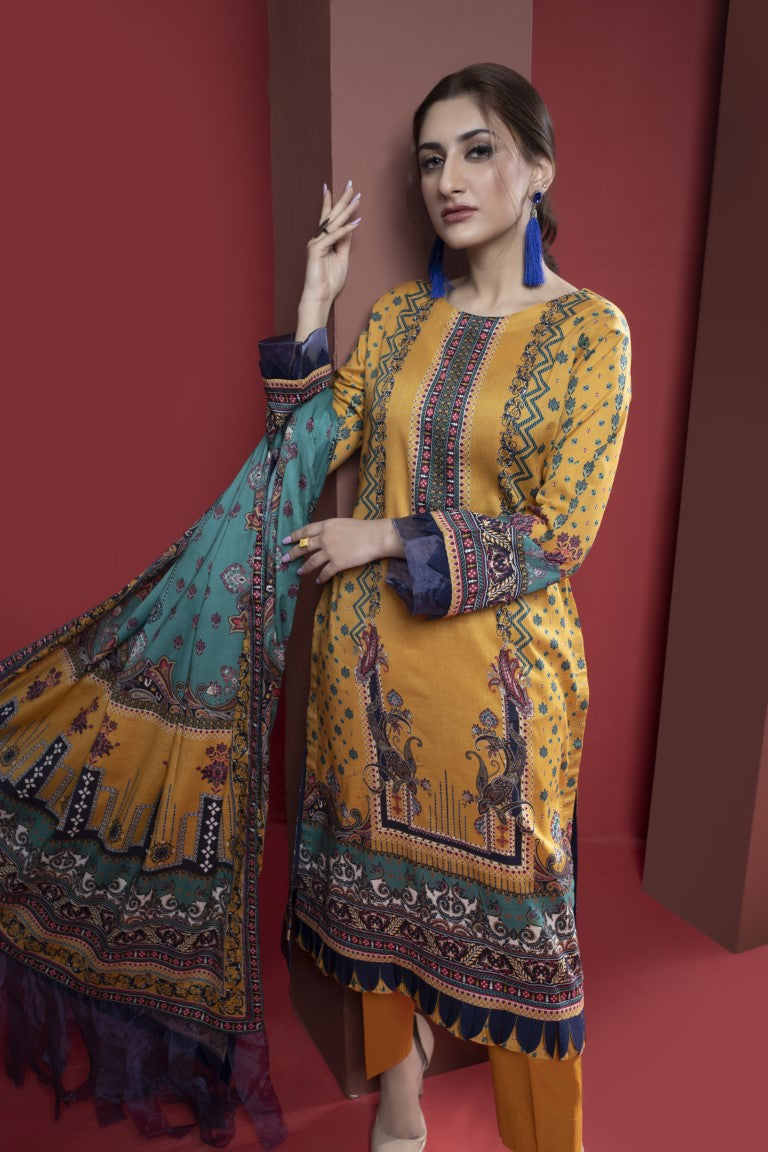 Schick MI Creation Rameen Lawn`23 D#01 (Mustard)
