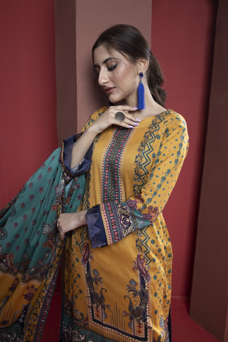 Schick MI Creation Rameen Lawn`23 D#01 (Mustard)