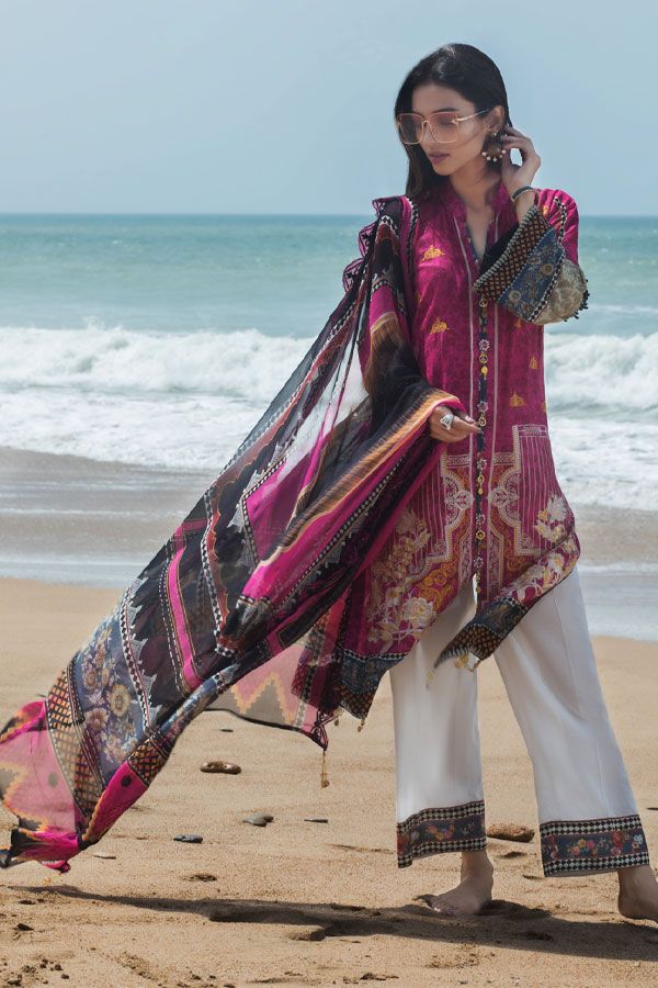 Iman Embroidered Lawn`21 D#02