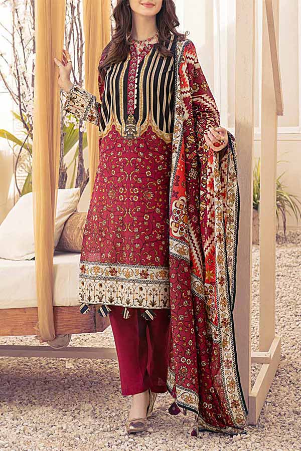 Inaya Print Lawn'22 D#101 Magenda