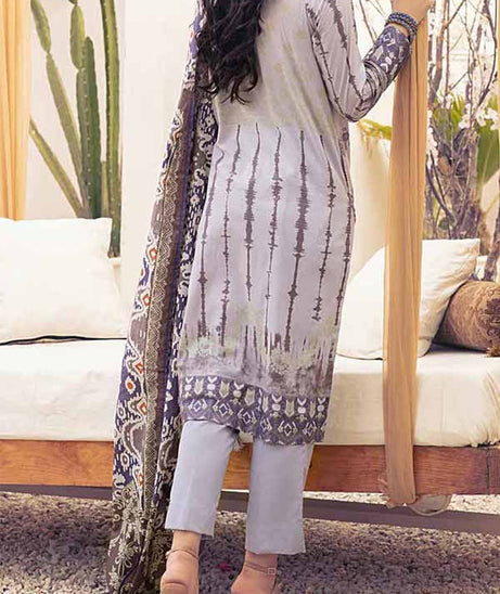 Inaya Print Lawn'22 D#93 Grey