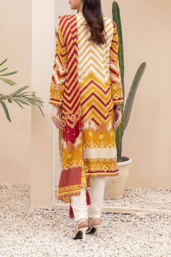 Inaya Print Lawn'22 D#95 Off White