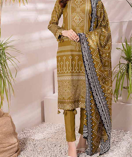Inaya Print Lawn'22 D#97 M Green