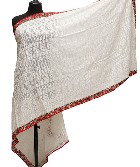 Georgette Chiffon Emb Dupatta D#2-A