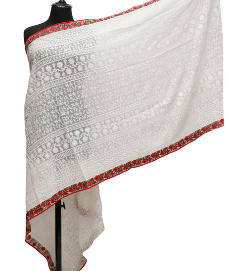 Georgette Chiffon Emb Dupatta D#2-D