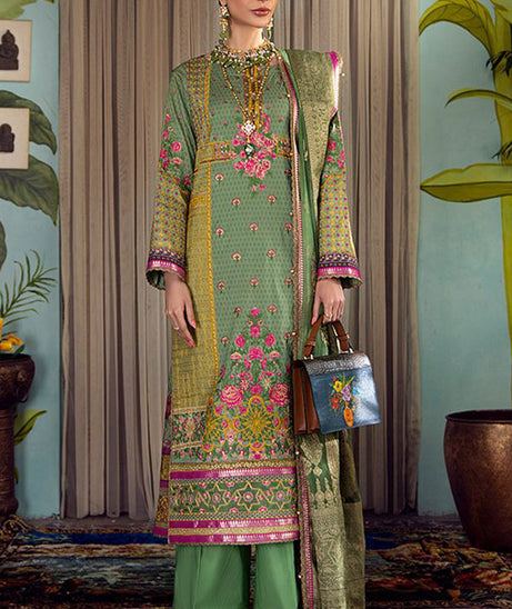 Fahad Hussayn S/S Premium Eid Lawn`21 (KARYAAL)