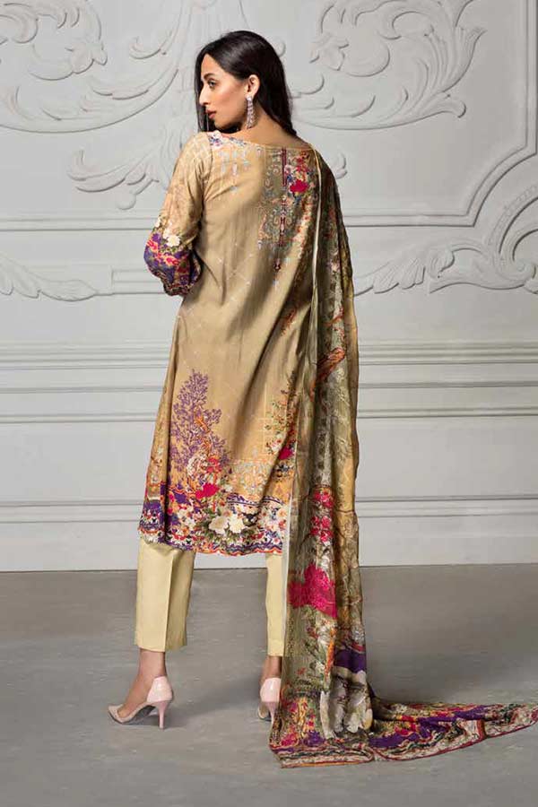 Kahawat Digital Emb Linen`20 D#2646
