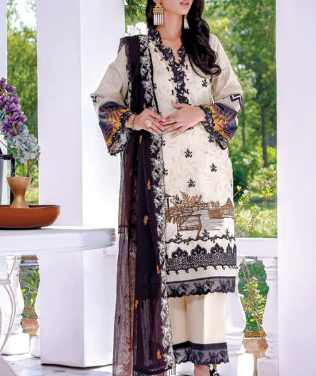 Kahf Premium Festive Lawn`21 KF#03