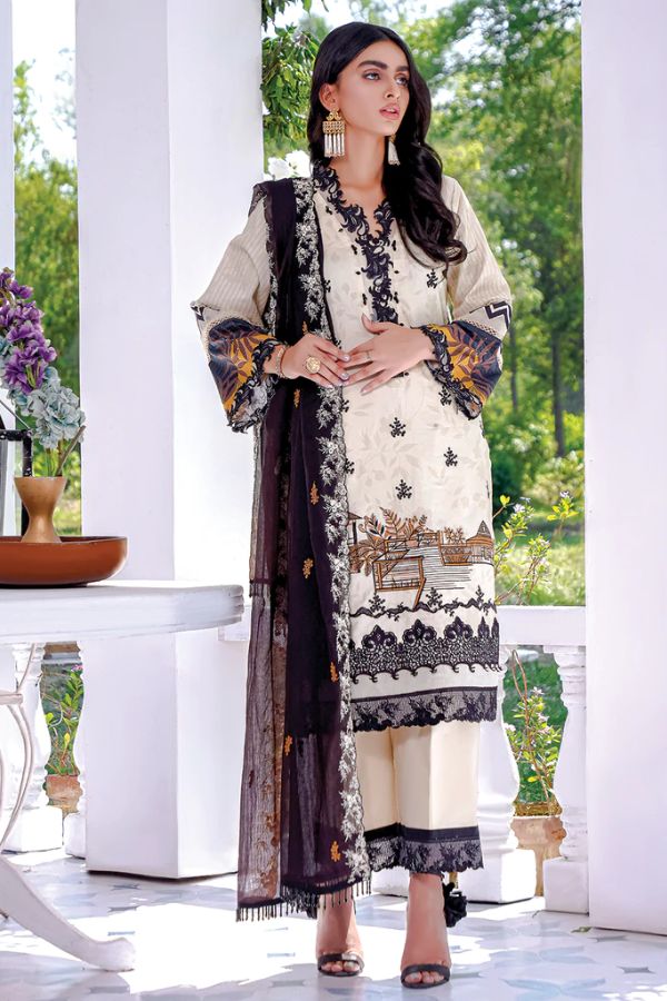 Kahf Premium Festive Lawn`21 KF#03