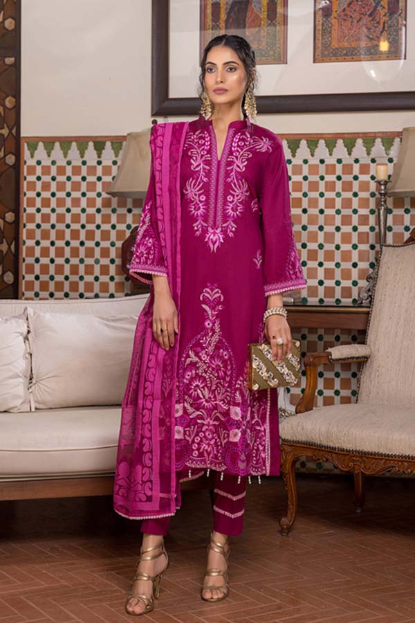Kalyan Chikankari Collection'22 Mauve