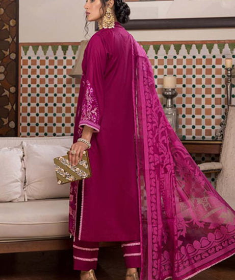 Kalyan Chikankari Collection'22 Mauve