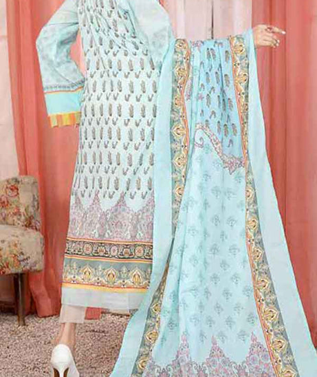 Kanwal Digital Print Lawn`22 D#108 L Ferozi
