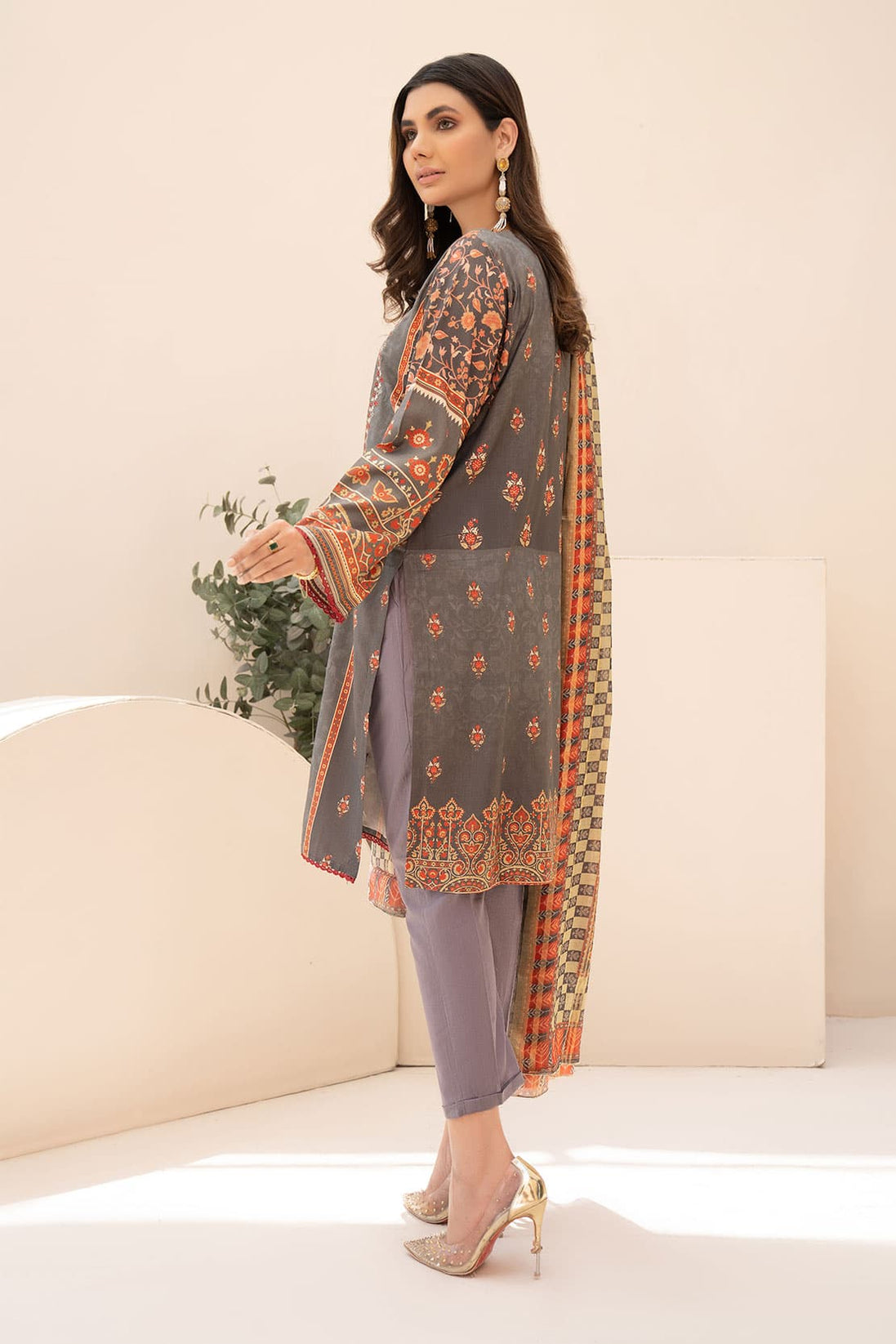 Kastoor Digital Emb Linen'22 D#7003