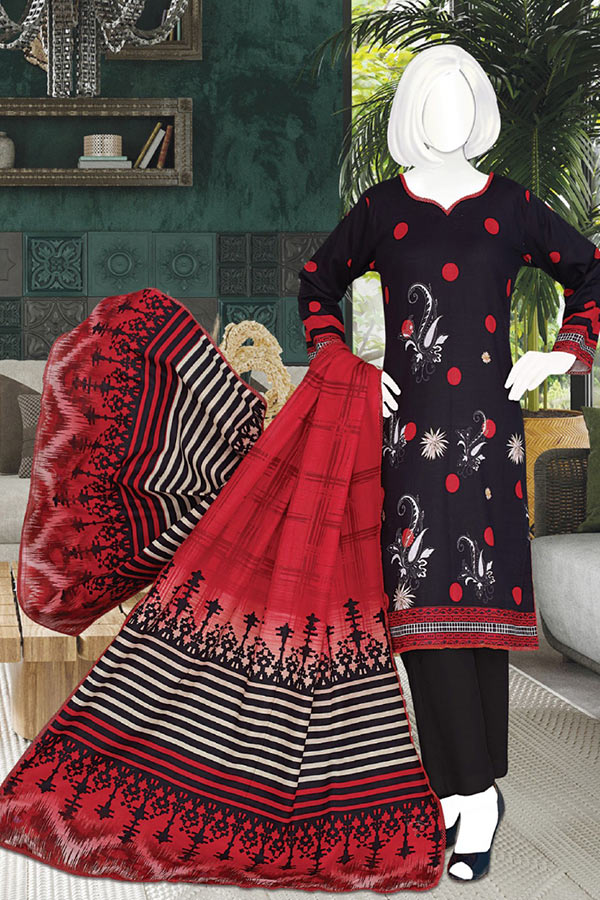 Khadija D/Print Khaddar`22 V-408 D#4
