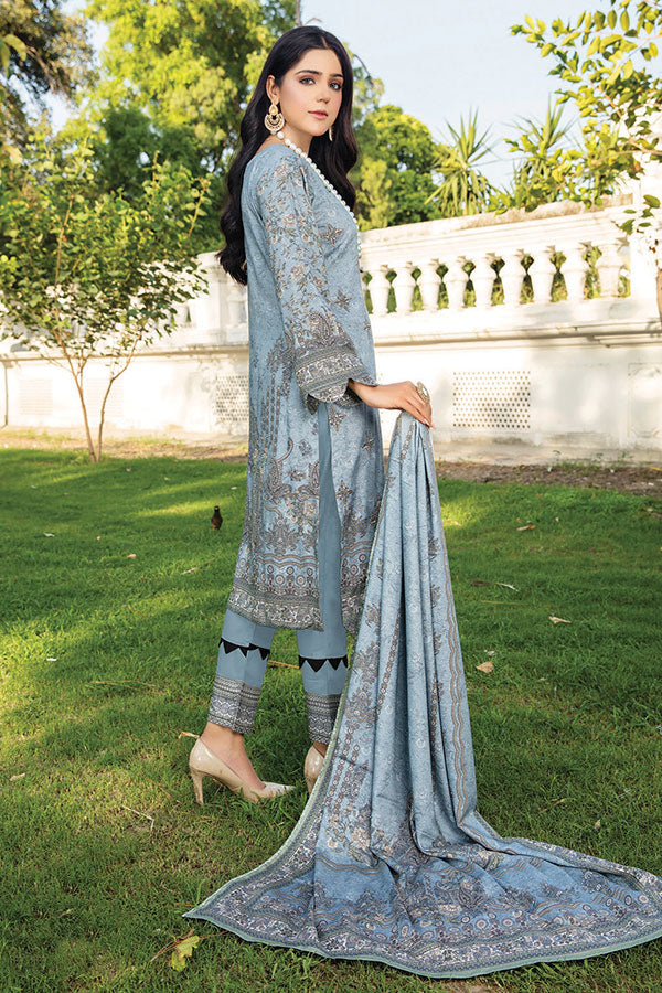 Khanam D/Emb Twin Linen`22 D#07