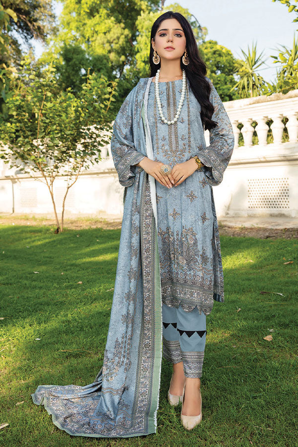 Khanam D/Emb Twin Linen`22 D#07