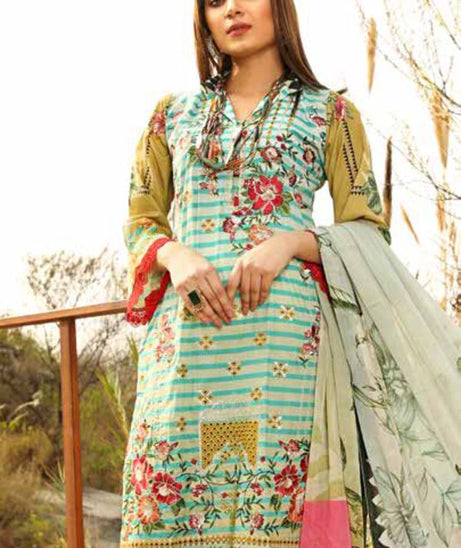 Khazina DP Emb Chiffon Dupatta`21 KH#5