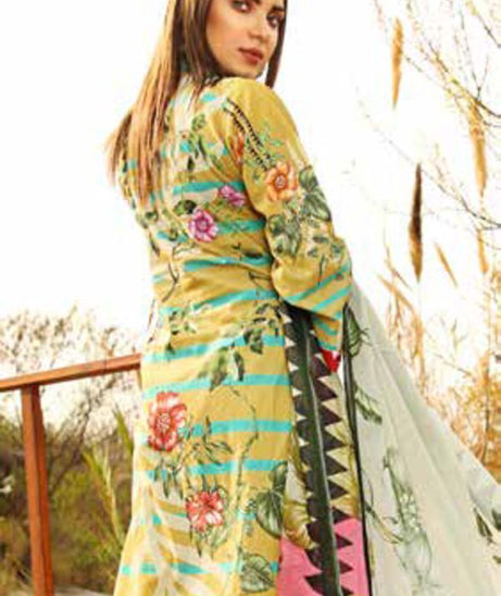 Khazina DP Emb Chiffon Dupatta`21 KH#5