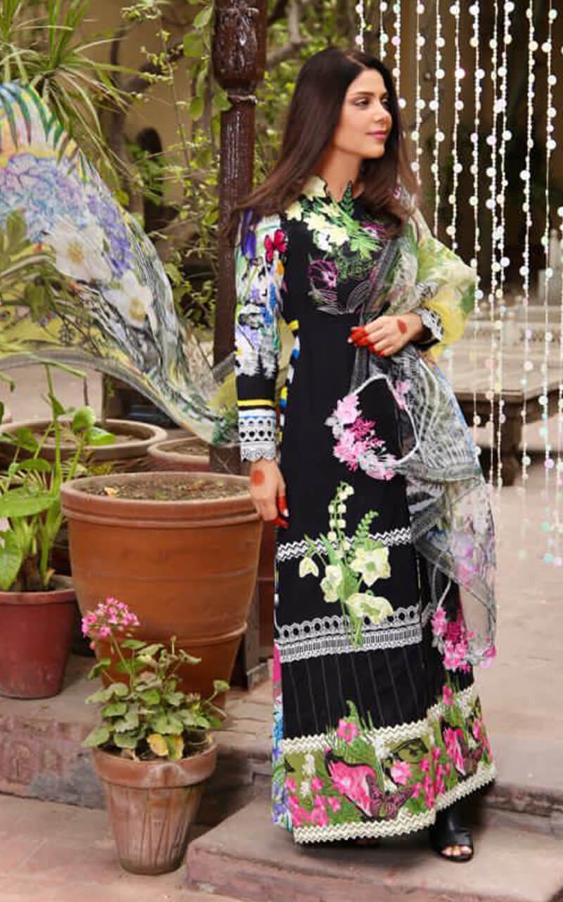 Asifa &amp; Nabeel Luxury Lawn 2 S/S`21 LA#05