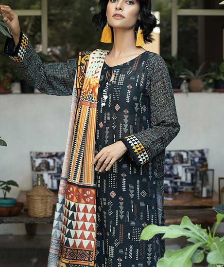 Lakhany Komal Khaddar`21 D#520 Black