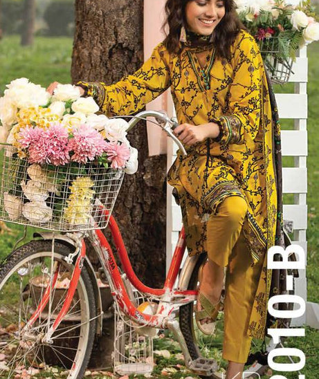 Lakhany Komal Lawn`21 D#2010 (Yellow)
