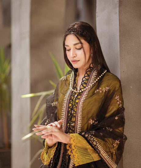 Lala Jacquard Emb Lawn`23 D#10