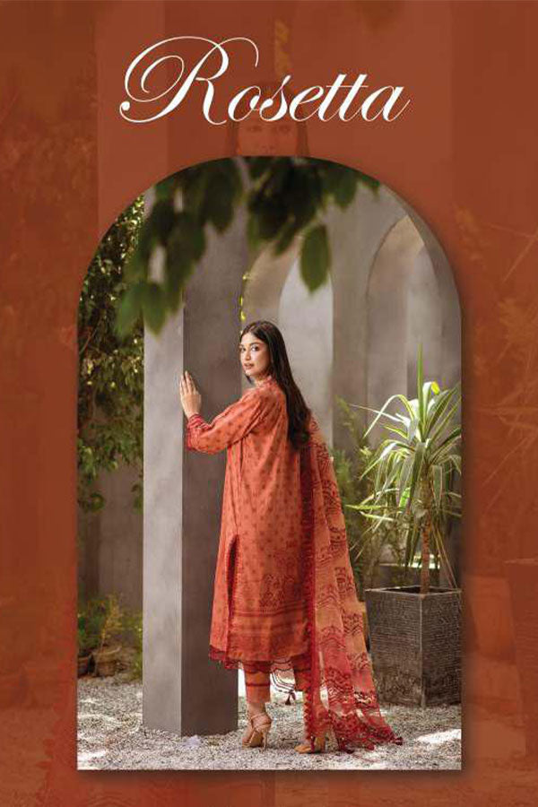 Lala Jacquard Emb Lawn`23 D#04