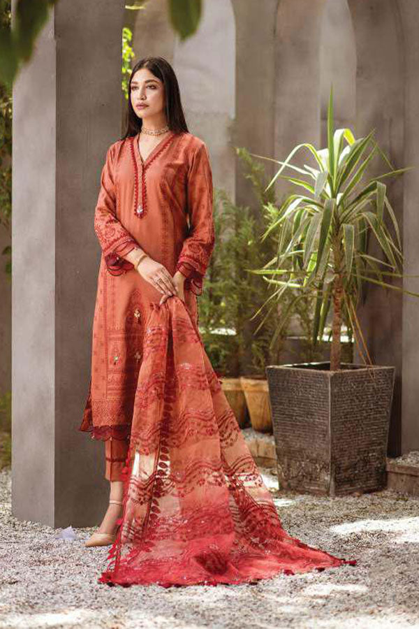 Lala Jacquard Emb Lawn`23 D#04