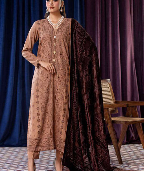 Lala Brocade Emb Wool'25 LW#129